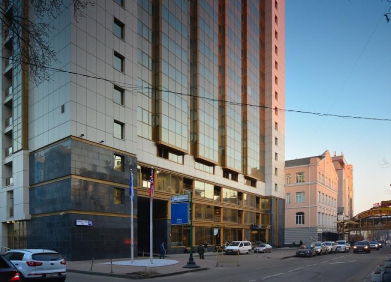 Radisson Blu Belorusskaya: Вид здания